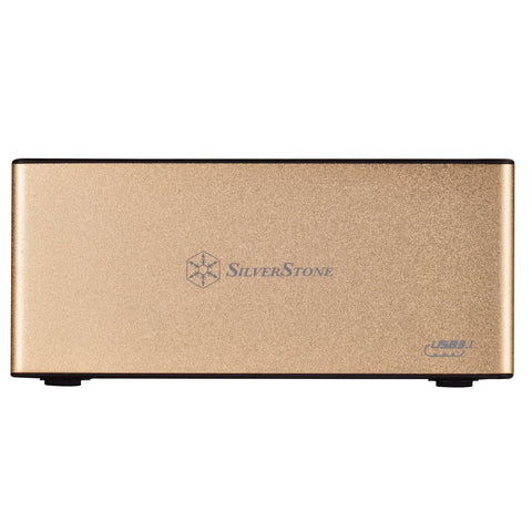 SilverStone Technology External Hard Drive Docking Station Supports One 2.5" or 3.5" Drive RL-TS11G-C
