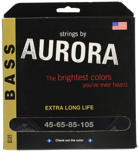 Aurora Bass Strings 4 Gauge Black