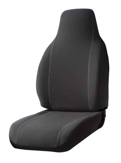 Fia SP82-54 Black Custom Fit Rear Seat Cover Split Seat 40/60 - Polyester, (Black)