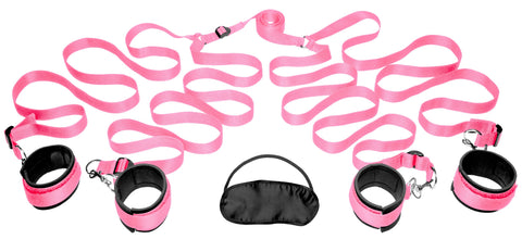 Frisky Pink Bedroom Restraint Kit