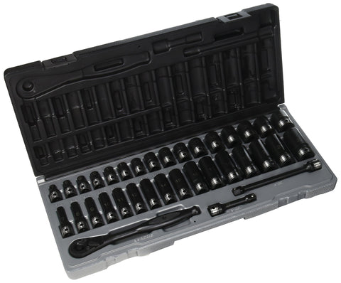 Grey Pneumatic (81635MRD) 3/8" Drive 35-Piece 6-Point Metric Standard and Deep Duo-Socket Set