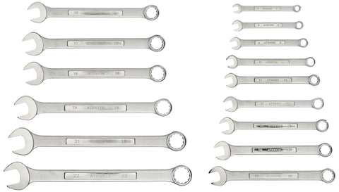 ATD Tools 1115 15-Piece Metric Raised Panel Wrench Set