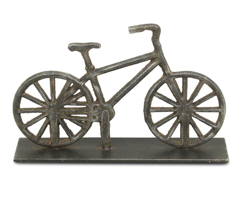 Cheung's Cast Iron Bike Table Décor, Black