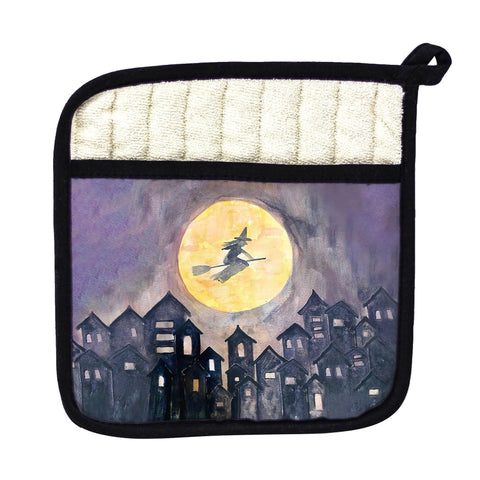Drake's Witch Pot Holder - 9x9
