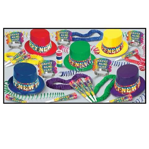 Rainbow Blast Asst for 50 Party Accessory (1 count)