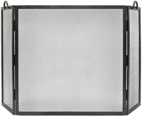 Oakestry SS-31 Twisted Rope Folding Fireplace Screen