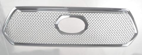 TFP 68656GI Grill Insert Overlay Covers,Compatible with Toyota Tacoma SR/SR5/LIMITED 16-19 1Pc Chromed Grill Overlay