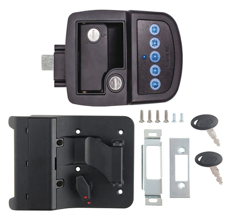 Bauer AP Products 013-5091 Keyed-A-Like Bluetooth Electric Towable Lock - RH,Black