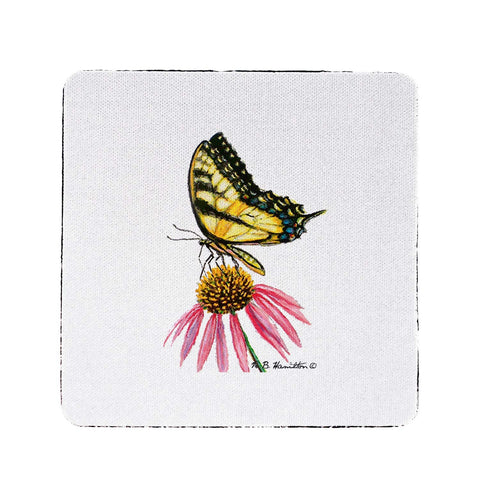 Betsy Drake Tiger Swallowtail Coaster Set of 4