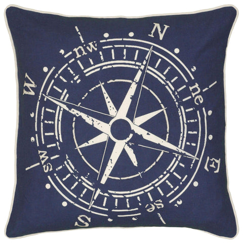 Rizzy Home | T06392 | Cover Only Decorative Pillow | 18"x18" Blue