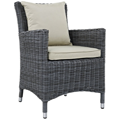 Summon Dining Outdoor Patio Sunbrella Armchair
