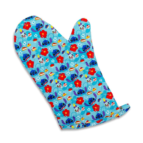 Disney Lilo & Stitch Kitchen Oven Mitt Pot Holder | Thick Heat-Resistant Glove for Cooking