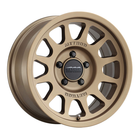 Method Race Wheels 703 Method Bronze 17x8.5" 5x5", 0mm offset 4.75" Backspace, MR70378550900