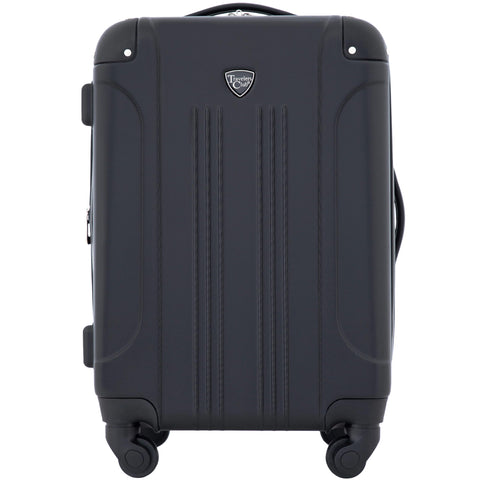 Travelers Club Chicago Hardside Expandable Spinner Luggage, Black, 20" Carry-On