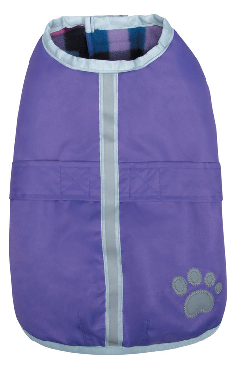 Zack & Zoey Nor'Easter Blanket Coat, Large, Purple