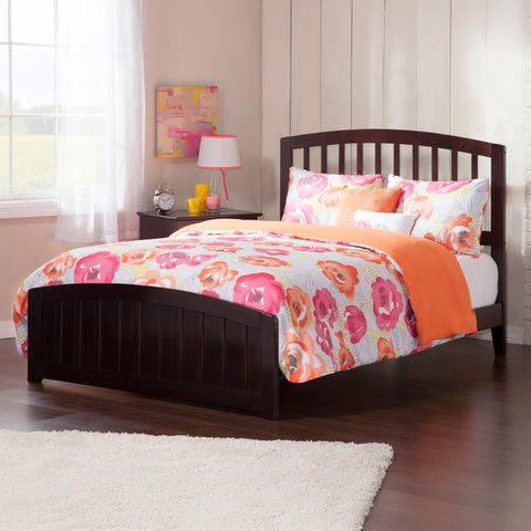 AFI, Richmond Full Foundation Bed with Matching Footboard, Espresso