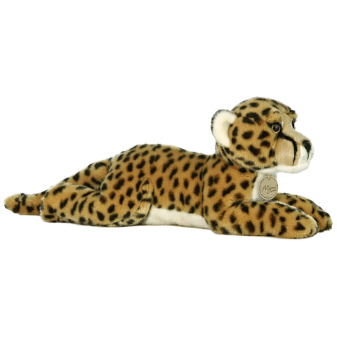 Aurora® Realistic Miyoni® Cheetah Stuffed Animal - Lifelike Details Make a Cherished Companion - Perfect for Decorating Bedrooms or Classrooms - Brown 17 Inches