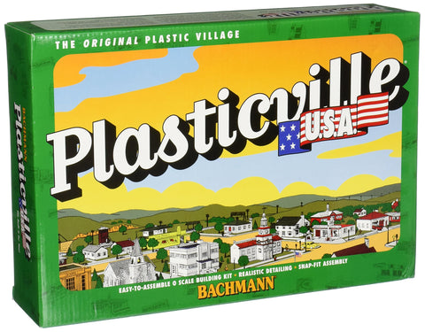 Bachmann Trains - PLASTICVILLE U.S.A. BUILDINGS – CLASSIC KITS - LOADING PLATFORM & CROSSING SHANTY - O Scale