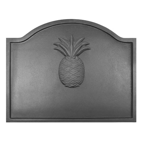 Minuteman International Pineapple Cast Iron Fireback, Small