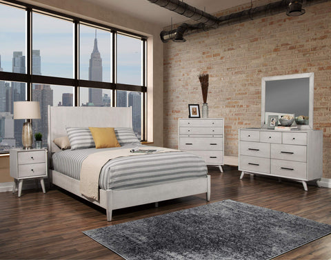 Alpine Furniture Flynn Platform, Full, Gray