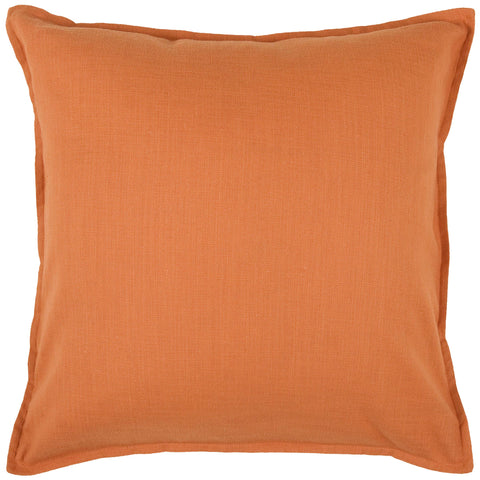 Rizzy Home 20" x 20" Cotton Pillow Cover in Orange