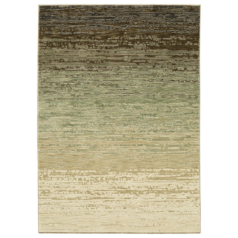 Oriental Weavers Reed Area Rug - RE09A - 9'10" x 12'10" - in Brown/Green - Modern Style, Stain Resistant, Family and Pet Friendly, Family, Dining, Living Room Rug