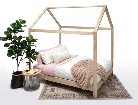 American Furniture Classics Model Queen Size House Bed with Raised Base