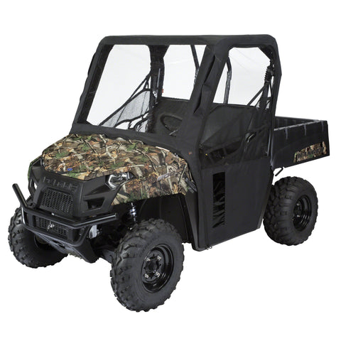Classic Accessories QuadGear UTV Cab Enclosure, Fits Polaris Ranger 800 Full size, 6x6 800, Diesel (2015 models and older), Black