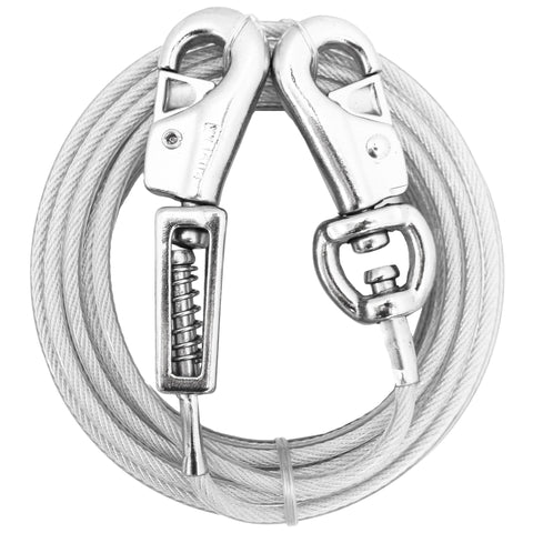 Boss Pet - Prestige 30ft Beast Dog Tie Out with Spring