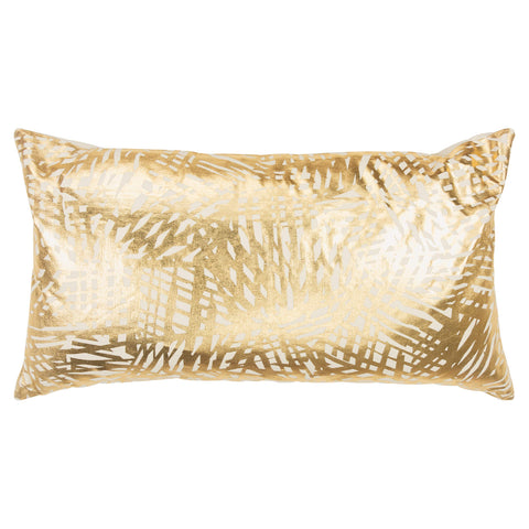 Rizzy Home 14" x 26" Cotton Pillow Cover in Gold