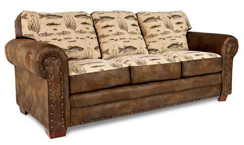 American Furniture Classics Model 8502-40 Wild Horses Loveseat