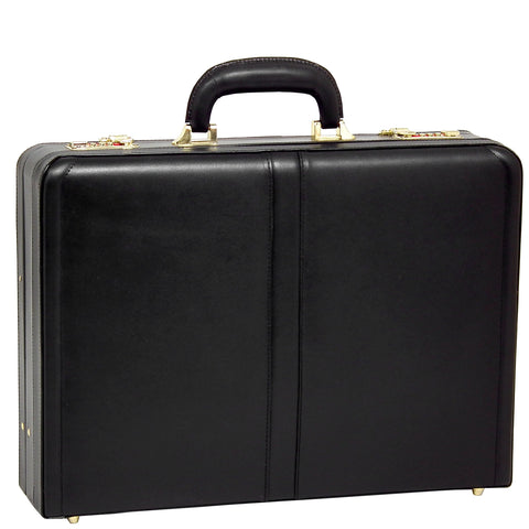 McKlein HARPER, Leather 4.5" Expandable Laptop/Computer & Tablet Business Briefcase Attaché Bag, Men Women Laptop Briefcase, Laptop Compartment bag, Tablet Pocket bag, Business Bags, Travel Cases
