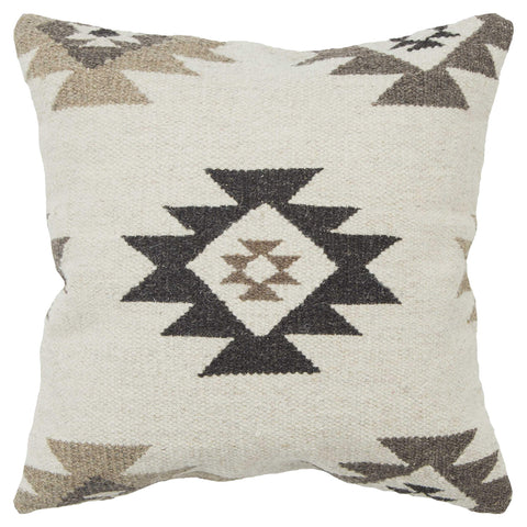 Rizzy Home | T13806 | Poly Fill Decorative Pillow | 22"x22" Light Blue Southwest