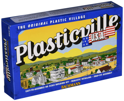 Bachmann Trains - PLASTICVILLE U.S.A. BUILDINGS – CLASSIC KITS - FREIGHT STATION - HO Scale