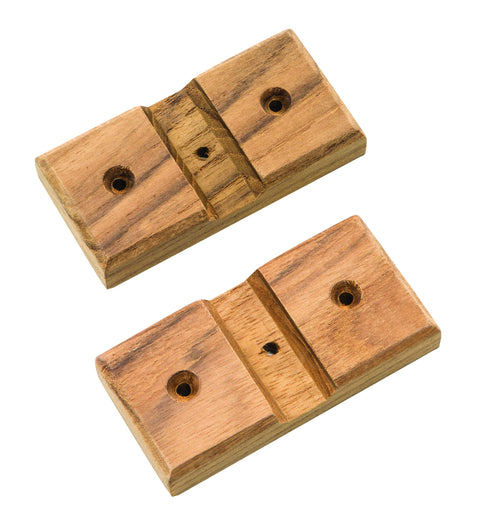 Whitecap 60609 Teak Fishing Rod Storage Rack Mounting Boards, Beige, 1 Count (Pack of 1)