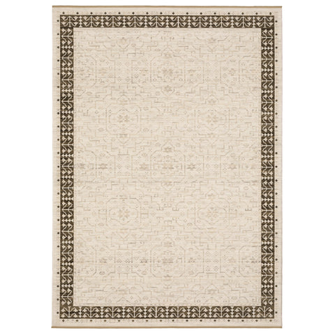Oriental Weavers Acacia Machine Woven Area Rug - ACA02-9'10" x 12'10" - in Beige/Brown - Traditional Style Living Room, Family Room, Dining Room Rug