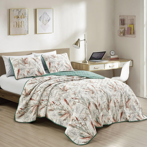 ESCA Sara Luxury 3 Piece Bedspread Queen