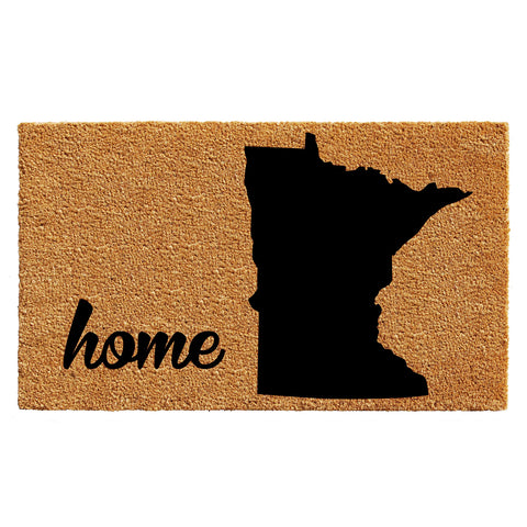 Calloway Mills 105282436 Minnesota Doormat, 24" x 36", Natural/Black