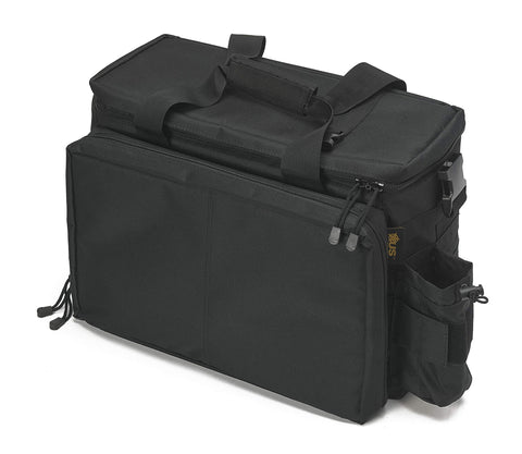 US peacekeeper Products P21235 - Patrol Bag - Heavy Duty Water Resistant Fabric - Multiple Pockets - Lockable Zippers - Black
