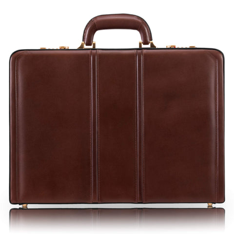 McKlein DALEY, Leather 3.5" Attaché Briefcase