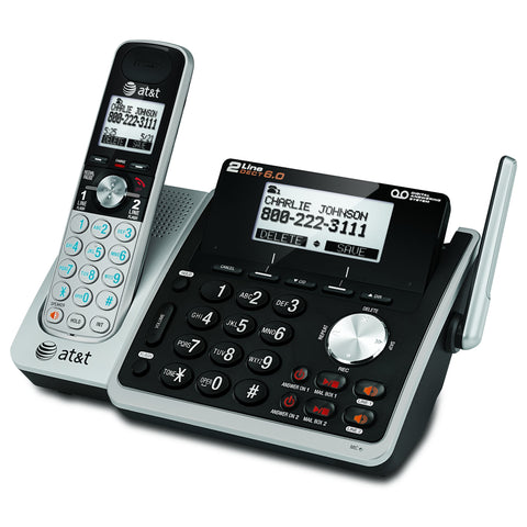 AT&T TL88102 Cordless Digital Answering System, Base and 1 Handset