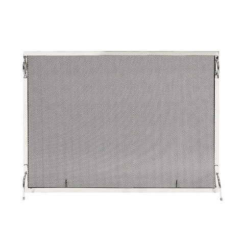 Minuteman International Fireplace Screen 44 x 33-in Nickel