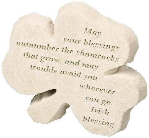 Kay Berry 88620 A Sunbeam to Warm.Shamrock Memorial Garden Stone, Multicolor