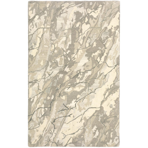 Oriental Weavers Anastasia Hand-Made Wool Area Rug - 68008-10' x 13' - in Beige/Ivory - Modern Style, Hand-Made Wool Rugs, Family, Dining, Living Room Rug