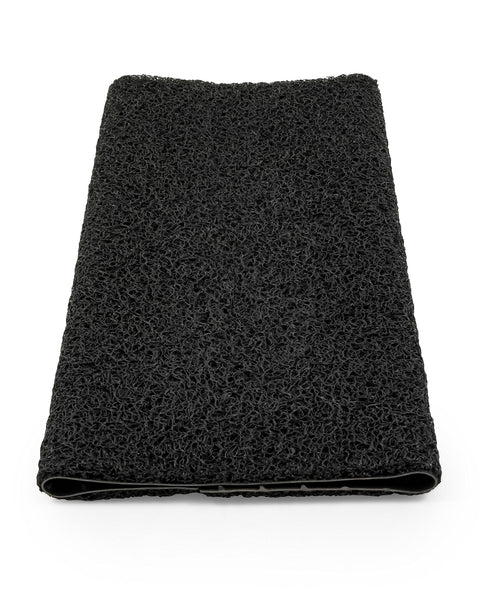 Camco Premium Wrap Around RV Step Rug - Fits 18-inch Wide Steps - Adjustable Depth of 8-inches to 10.5-inches - Compatible with Manual or Electric RV Steps - Black (42962)