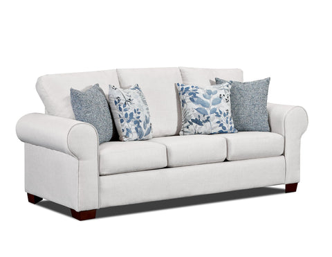 American Furniture Classics Model 8503-90 Deer Teal Lodge Tapestry Sofa