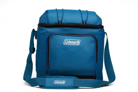 Coleman Chiller Insulated Soft Cooler, Leakproof 9/16/30 Can Cooler with 12+ Hour Ice Retention, Made with Recycled Materials, Great for Lunch, Camping, Beach, Pool, Sports, & More