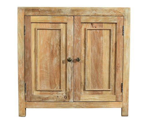 Moti Bayside 36" 2-Door Solid Wood Sideboard in Natural Finish