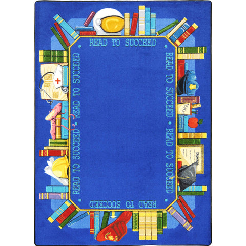Joy Carpets Read to Succeed Area Rug in Color Multi, 7'8" x 10'9"