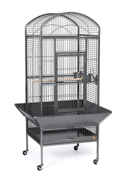Prevue Pet Products 34521 Dometop Bird Cage, Large, Black Hammertone